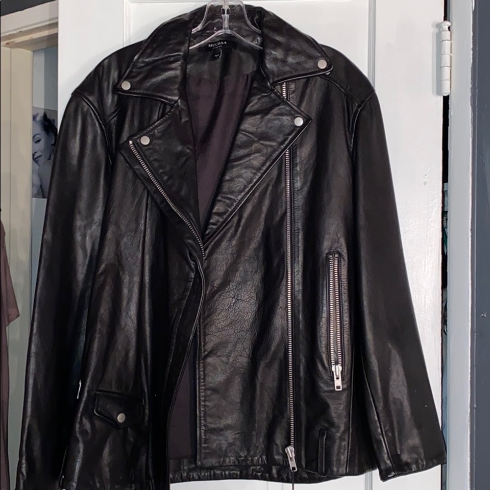 Genuine leather jacket size medium